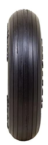 Marathon 3.50/2.50-8 Flat Free Tire on Wheel, 3" Hub, 5/8" Bearings | Solid polyurethane foam, 13-inch diameter, load 300 lbs thumbnail 2
