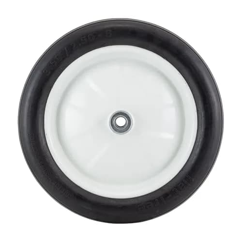 Marathon 3.50/2.50-8 Flat Free Tire on Wheel, 3" Hub, 5/8" Bearings | Solid polyurethane foam, 13-inch diameter, load 300 lbs thumbnail 3