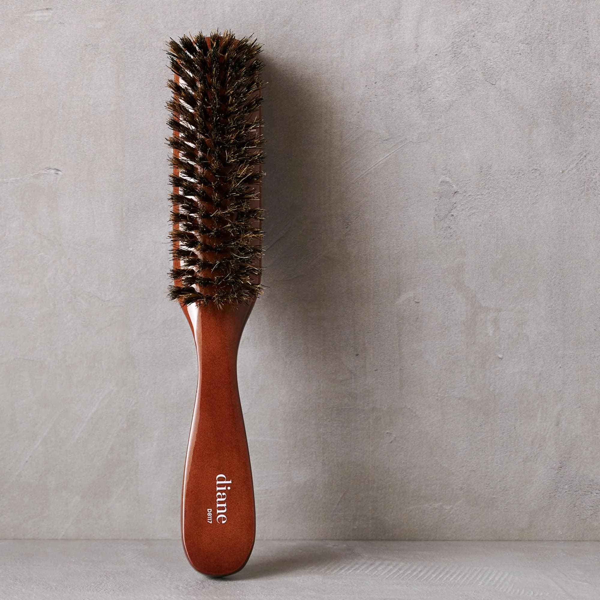 Diane Premium 100% Boar Bristle Styling Brush for Men & Barbers | 7-Row Medium Bristles for Thick Coarse Hair - view 3