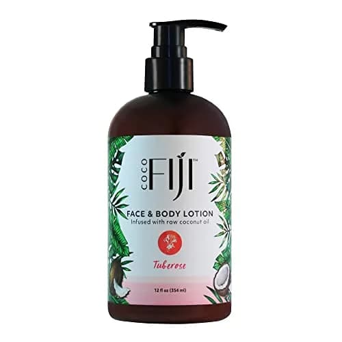 Organic Fiji Coco Fiji Face & Body Lotion 12 oz | Deep Moisturizer with Coconut Oil for Sensitive Skin thumbnail 1