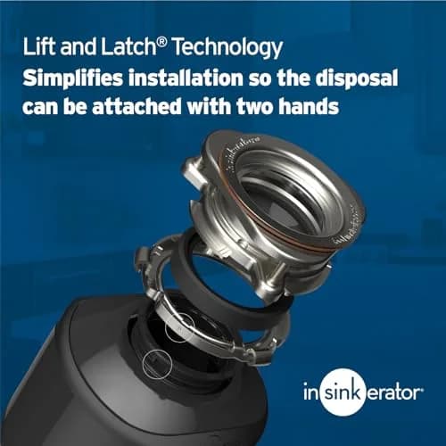 InSinkErator Badger 5XP Garbage Disposal 3/4 HP Continuous Feed Food Waste Disposer | 16.8 cm (6.63 in) Width thumbnail 5