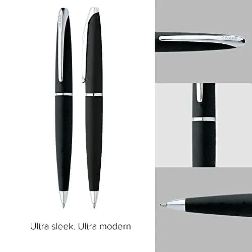 Cross ATX Basalt Black Ballpoint Pen, Medium Point, Black Ink | Professional Writing Instrument thumbnail 4