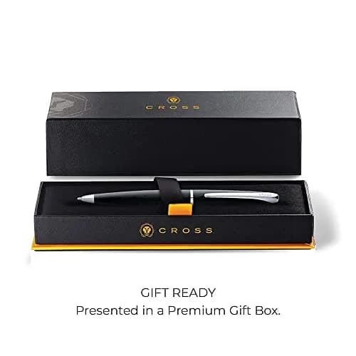 Cross ATX Basalt Black Ballpoint Pen, Medium Point, Black Ink | Professional Writing Instrument thumbnail 2