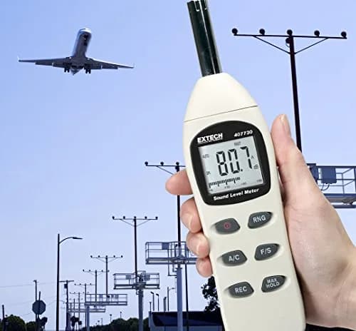 Extech Digital Sound Level Meter 40-130dB | Accurate Noise Measurement for Industrial & Workplace Use thumbnail 3