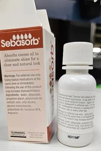 Summers Laboratories Moisture-All Sebasorb Oil Absorbing Lotion 0.78oz | Matte Daily Moisturizer for Oily Skin with 2% Salicylic Acid thumbnail 6