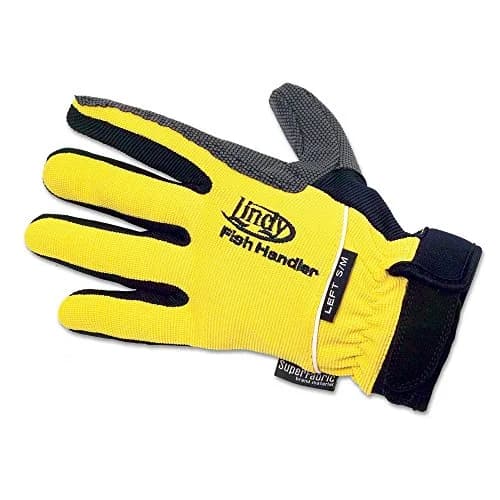 Lindy Fish Handling Glove Small/Medium Left-Hand Yellow | Puncture-Proof Cut-Resistant SuperFabric thumbnail 4