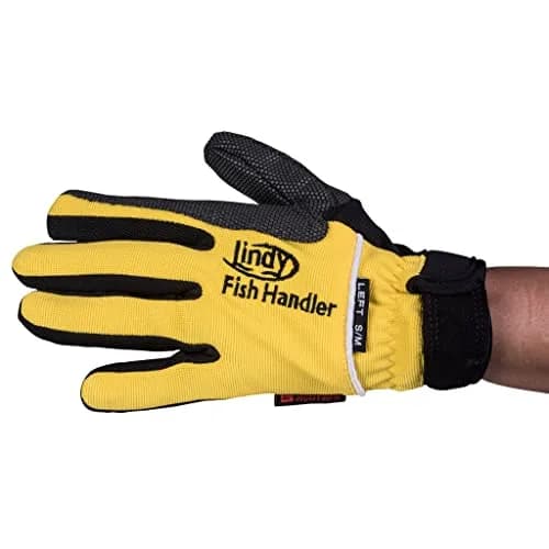 Lindy Fish Handling Glove Small/Medium Left-Hand Yellow | Puncture-Proof Cut-Resistant SuperFabric thumbnail 1