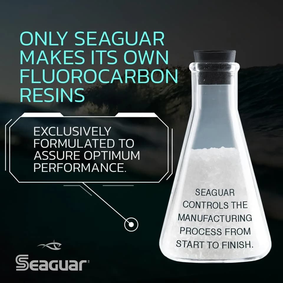 Seaguar Fluoro Premier Leader Material 40lbs | Virtually Invisible, High Knot Strength, Saltwater-Ready thumbnail 8