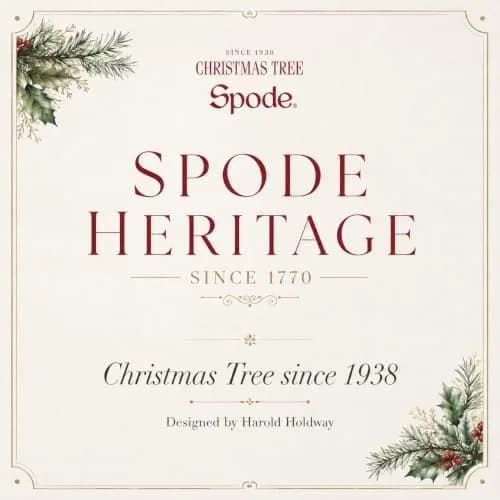 Spode Christmas Tree Glass Pitcher with Handle, 96 Oz | Festive Holiday Decor & Serving thumbnail 4