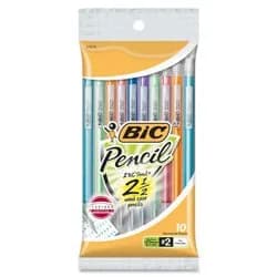 BIC Xtra Sparkle Mechanical Pencil 0.7 mm | Colorful Barrel, Medium Point, 10 Count thumbnail 2