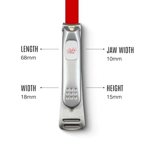 Seki Edge Stainless Steel Fingernail Clippers SS-106 | Curved Blade, Ergonomic Grip thumbnail 3