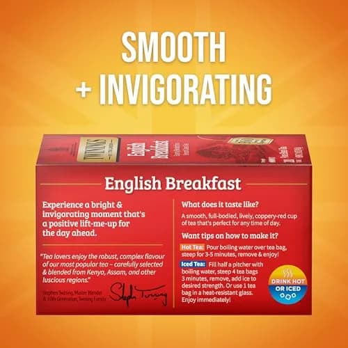 Twinings English Breakfast Black Tea 120 Teabags | Rich, Full-Bodied, Caffeinated thumbnail 2