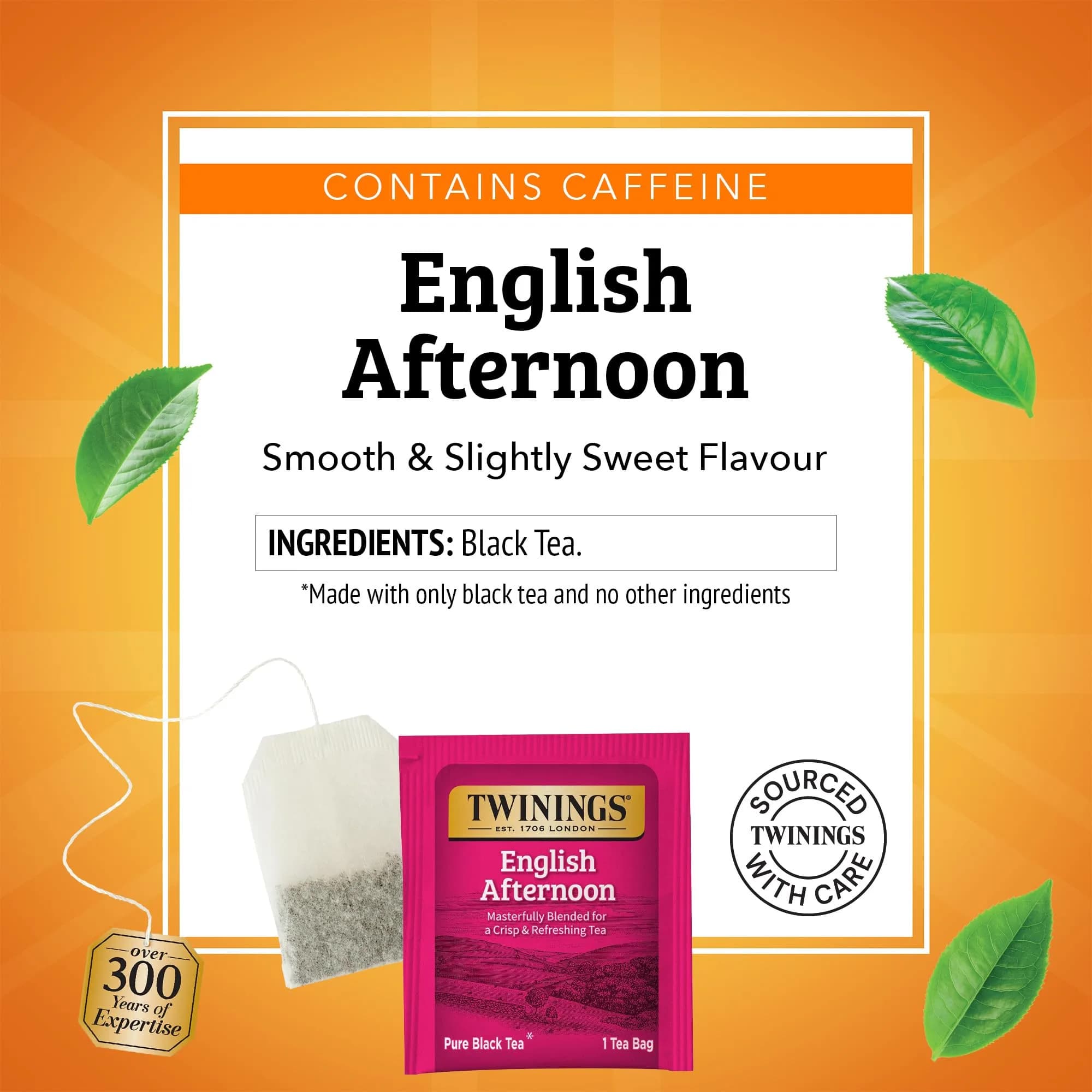 Twinings English Afternoon Black Tea 120 Teabags | Smooth & Slightly Sweet, Caffeinated, Enjoy Hot or Iced thumbnail 4