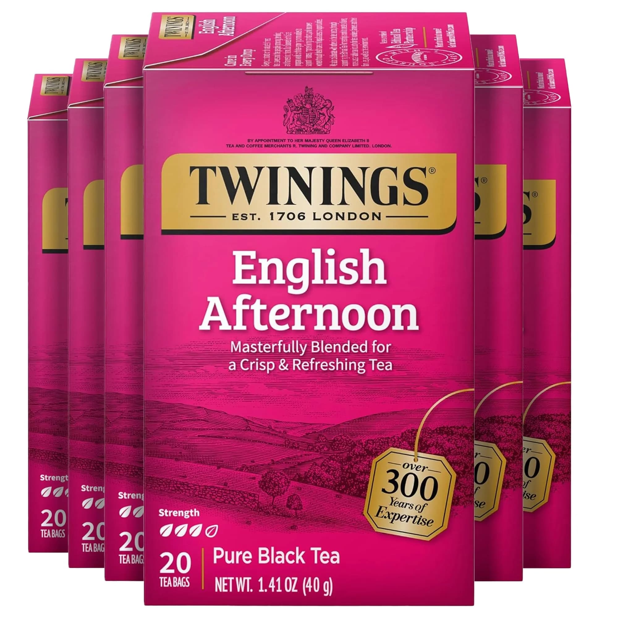 Twinings English Breakfast Black Tea 120 Teabags | Rich, Full-Bodied, Caffeinated — English Afternoon
