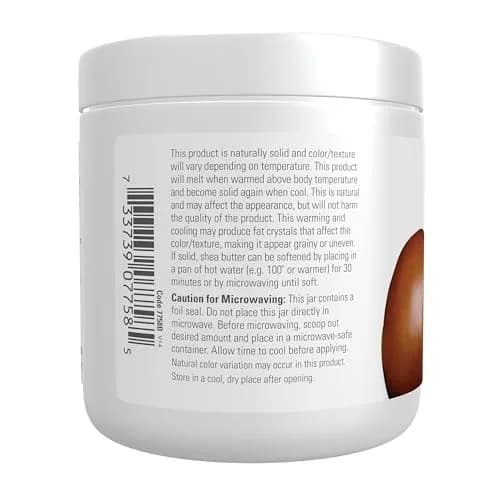 NOW Foods Shea Butter Skin Emollient 200ml (7 Ounce) | Seals Moisture for Dry Rough Skin thumbnail 3