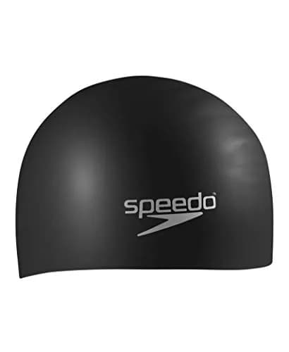 Speedo Unisex-Adult Swim Cap Silicone Long Hair | Snug Fit & Extra Space for Long Hair thumbnail 1