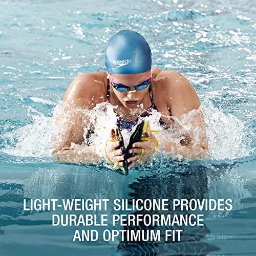 Speedo Unisex-Adult Swim Cap Silicone Long Hair | Snug Fit & Extra Space for Long Hair thumbnail 2