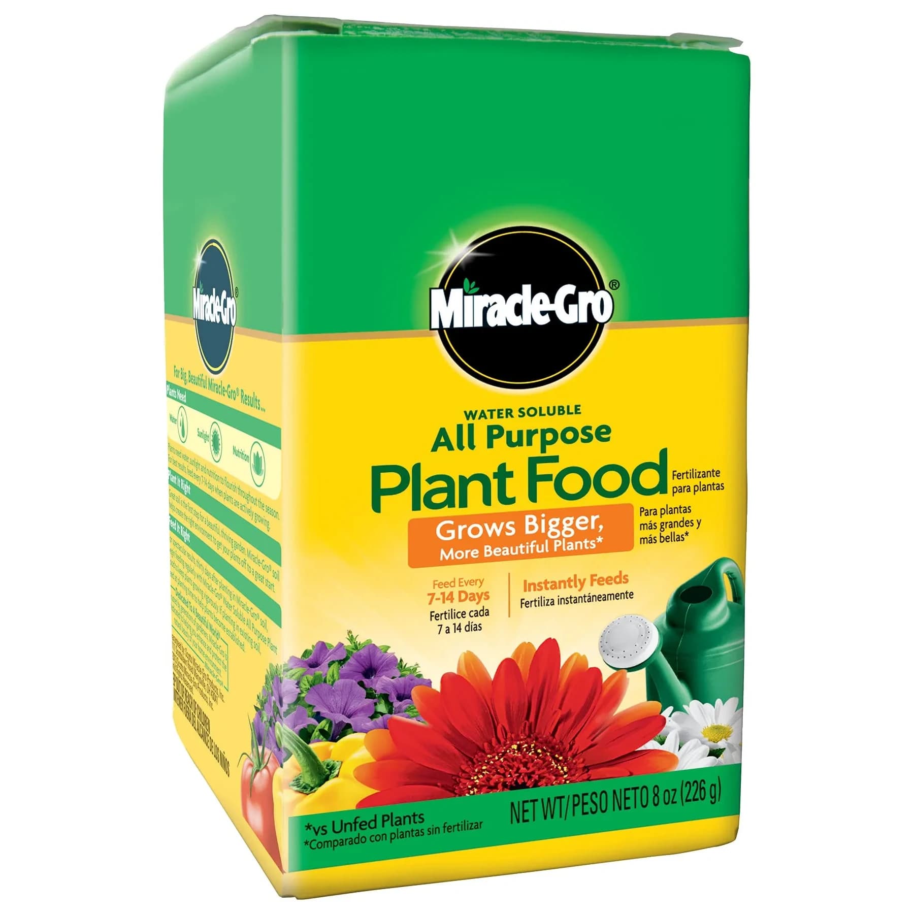 Miracle-Gro Water Soluble All Purpose Plant Food 255g (8 oz) | Feeds Plants Instantly for Bigger Growth - main product image