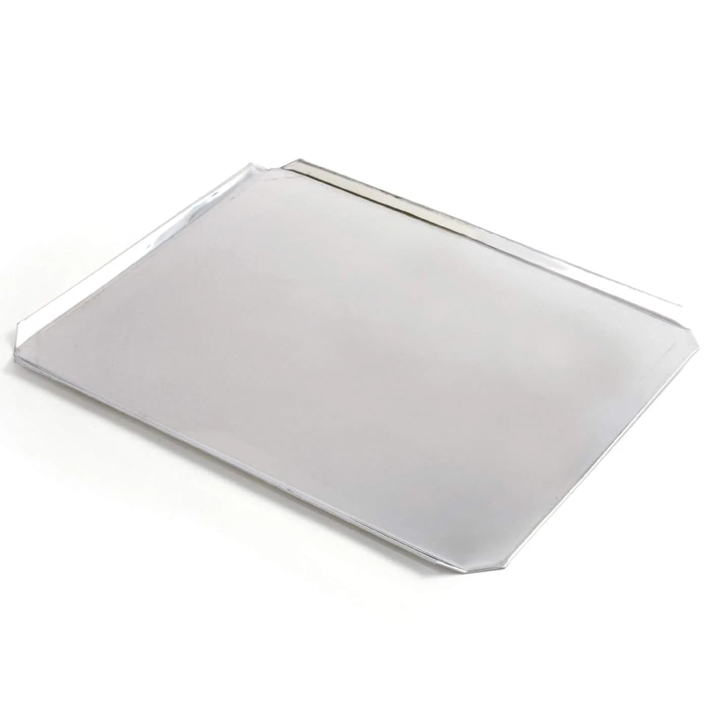 Norpro Stainless Steel Cookie Baking Sheet 14 x 12 inches | Flat Rim for Easy Slide-Off — as shown