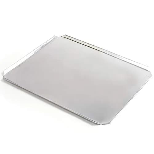 Norpro Stainless Steel Cookie Baking Sheet 14 x 12 inches | Flat Rim for Easy Slide-Off thumbnail 1