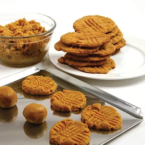Norpro 12 Inch x16 Inch Stainless Steel Cookie Sheet | Heavy-Gauge, Flat, Rimmed for Baking & Roasting thumbnail 5
