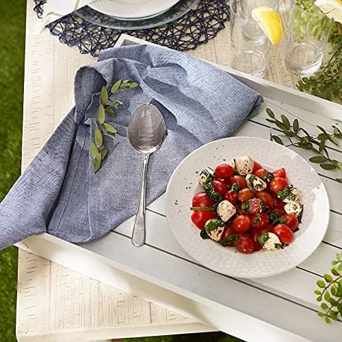 RSVP International Endurance Serving Spoon 21.89 cm (9 inches) | Polished Stainless Steel for Serving & Blending thumbnail 5