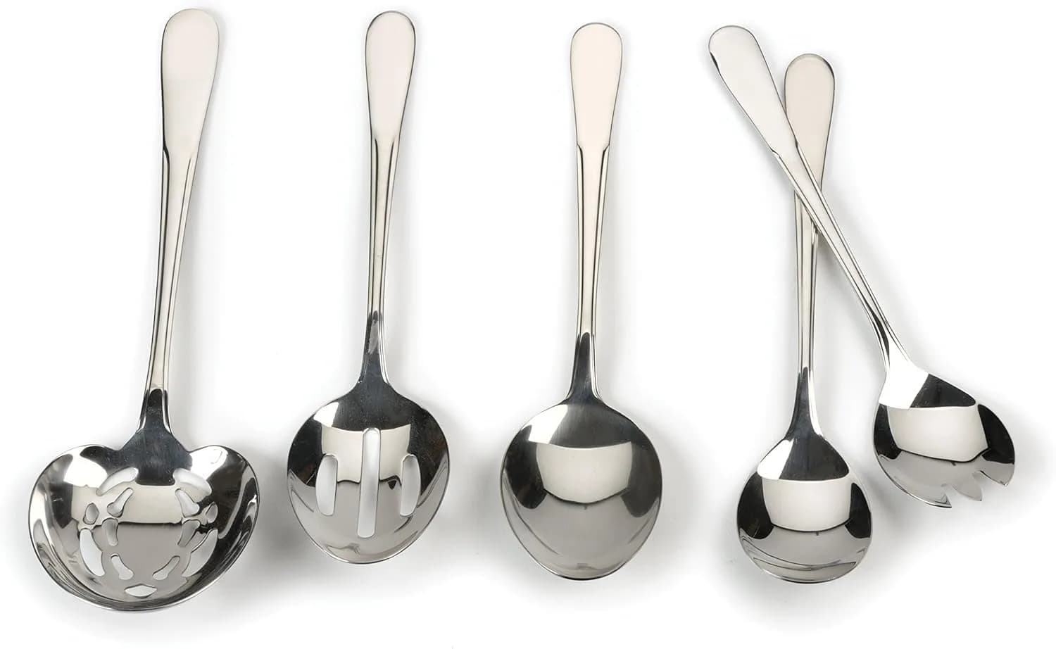 RSVP International Endurance Serving Spoon 21.89 cm (9 inches) | Polished Stainless Steel for Serving & Blending - view 7