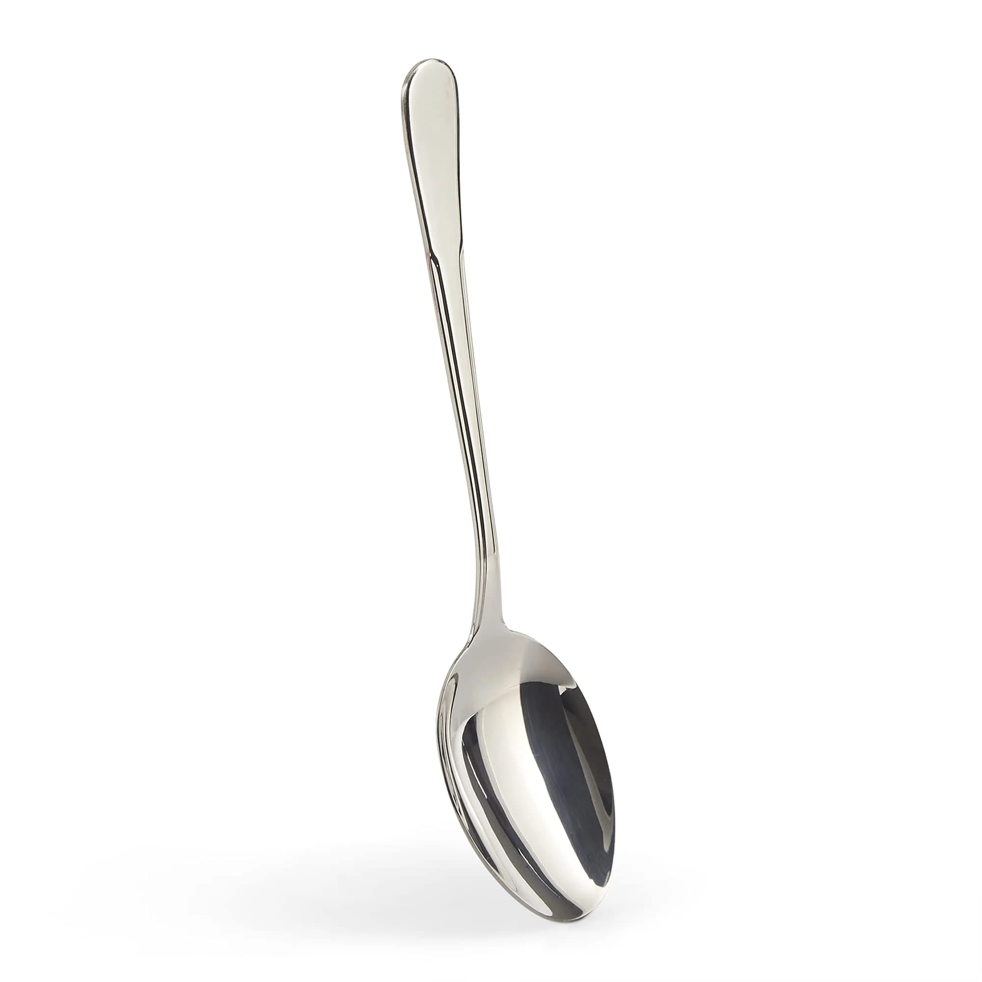 RSVP International Endurance Serving Spoon 21.89 cm (9 inches) | Polished Stainless Steel for Serving & Blending - view 2