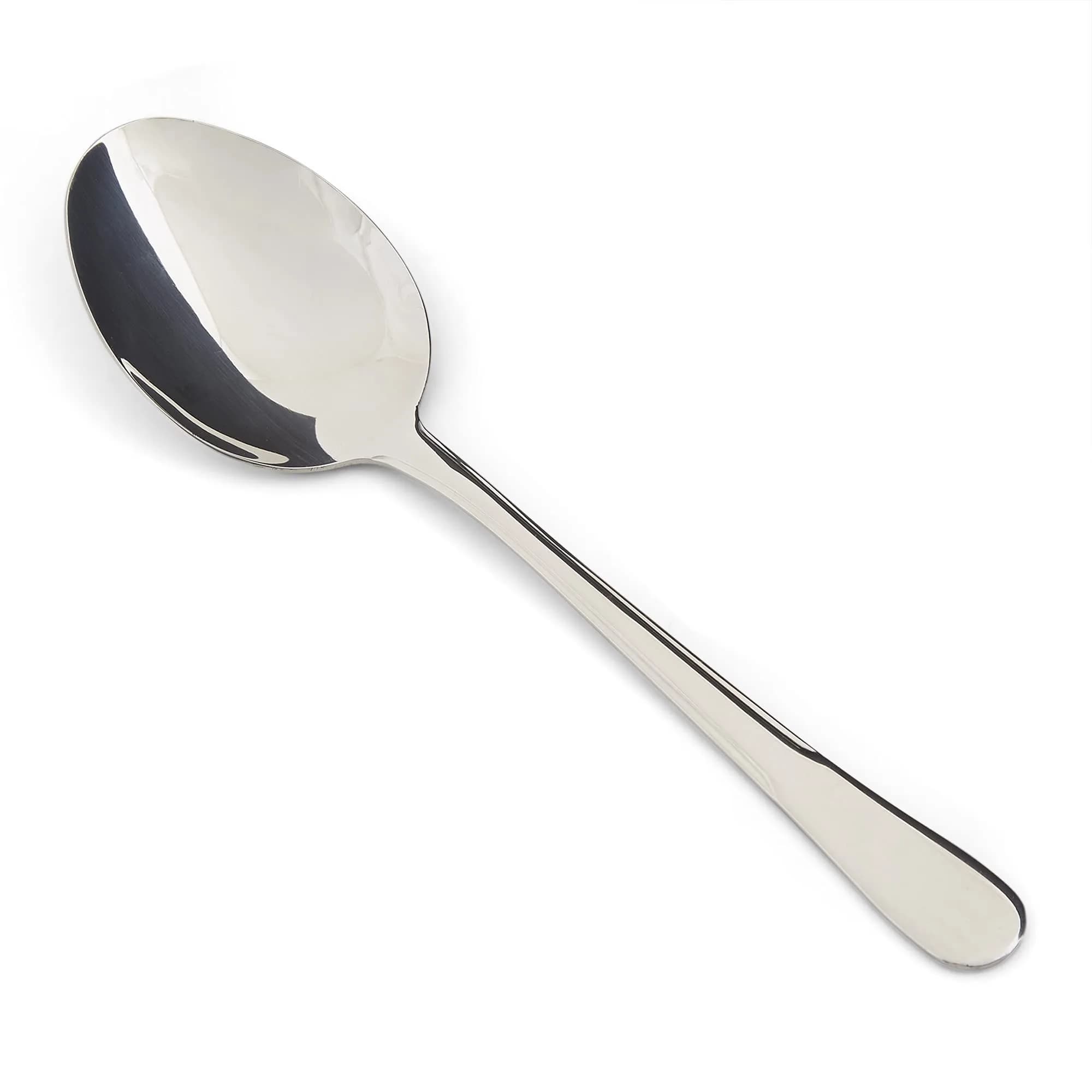 RSVP International Endurance Serving Spoon 21.89 cm (9 inches) | Polished Stainless Steel for Serving & Blending - view 3