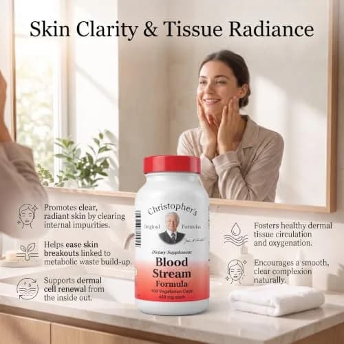 Christopher's Original Formulas Blood Stream Formula 100 Vegetarian Capsules | Supports Vein Elasticity & Blood Circulation thumbnail 5