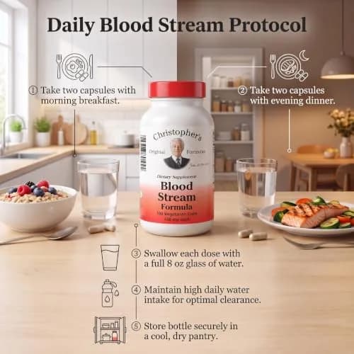 Christopher's Original Formulas Blood Stream Formula 100 Vegetarian Capsules | Supports Vein Elasticity & Blood Circulation thumbnail 7