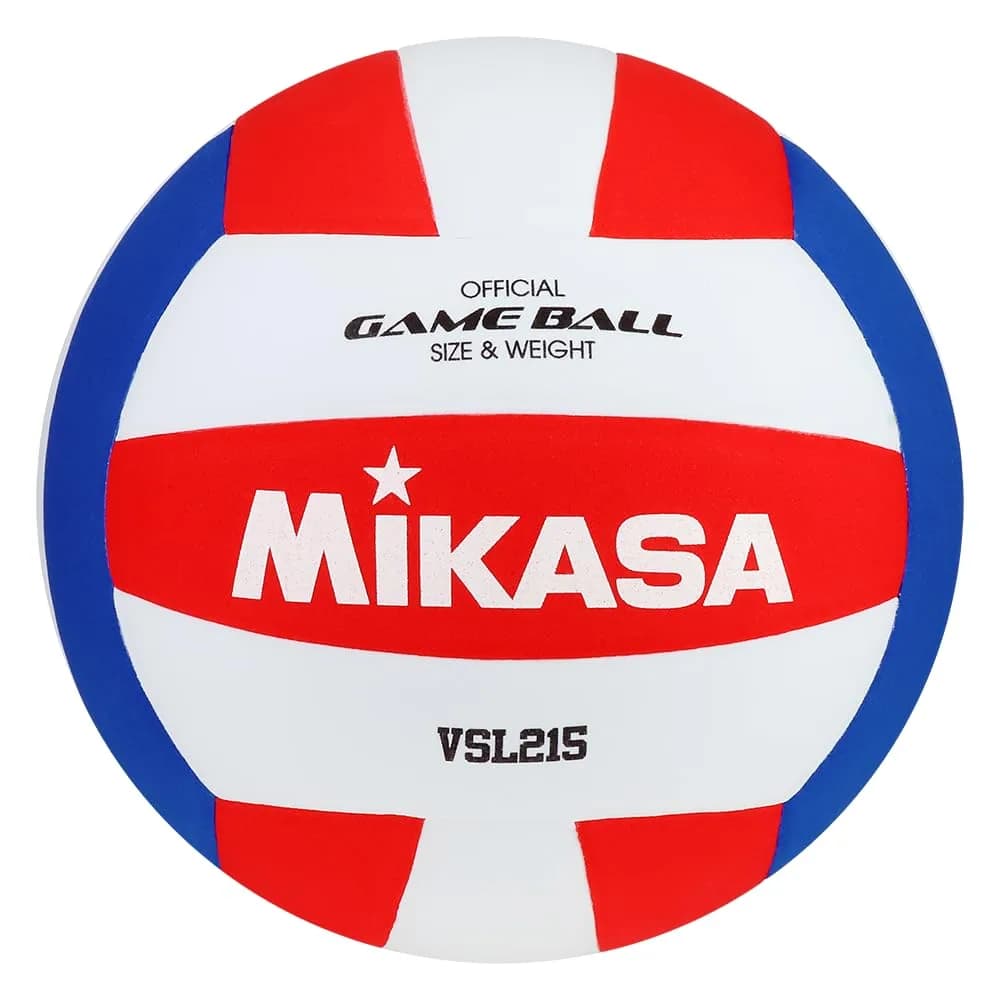 Mikasa Competitive Class Volleyball 65-67cm (26 inches) | Official Size & Weight for Indoor Play — Red, White, Blue