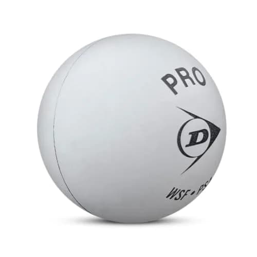 Dunlop White Pro Squash Balls - 3 Pack (40mm) | Official Ball for Gallery Courts thumbnail 4