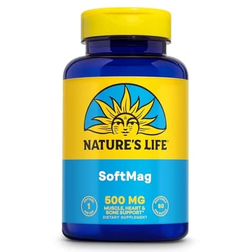 Nature's Life SoftMag 500 mg Magnesium Complex | Bone, Muscle & Heart Support - 60 Softgels (70-120c) thumbnail 1