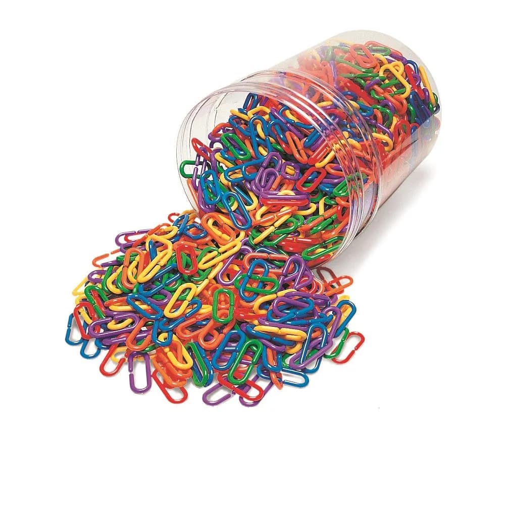 Learning Resources Rainbow Link 'N' Learn Links | Early Math Manipulatives for Kids