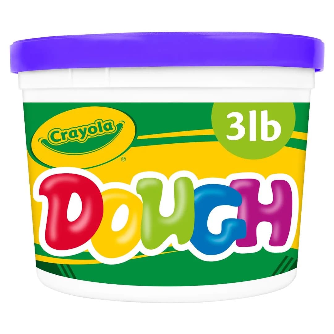 Crayola Dough - Purple (3lb) | Soft, Bright, Reusable Modeling Dough for Kids