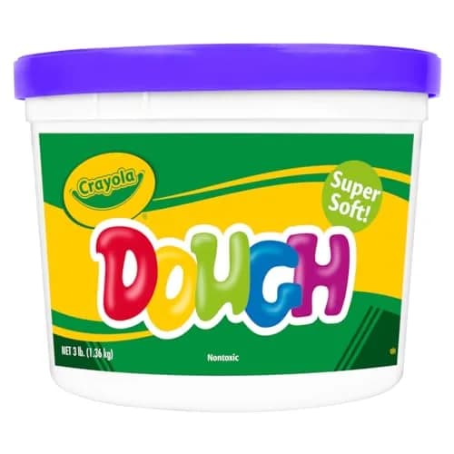 Crayola Dough - Purple (3lb) | Soft, Bright, Reusable Modeling Dough for Kids thumbnail 2