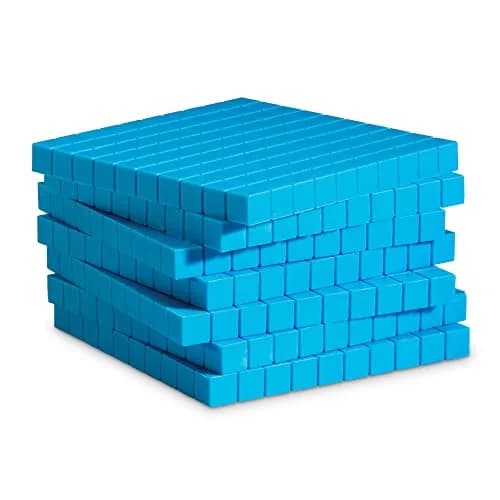 Learning Resources Plastic Base Ten Flats | Durable Math Manipulatives for Ages 6+ thumbnail 4
