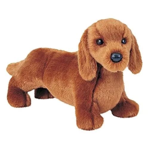 Douglas Gretel Red Dachshund Plush Toy 12" | Realistic, Soft & Safe for Kids 2+ thumbnail 1