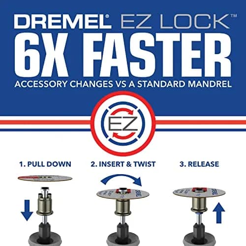 Dremel EZ456 1.5-Inch Fiberglass Reinforced Cut-off Wheel | Metal & Plastic Cutting Disc thumbnail 4