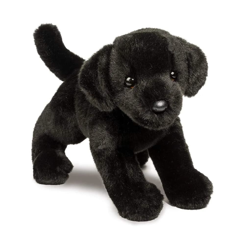 Douglas Plush Toy Brewster Black Lab Dog 30cm | Breed-Specific, Soft & Safe for Kids