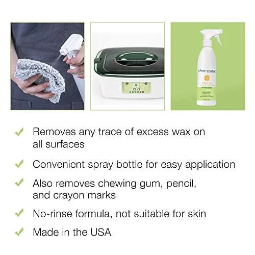 Clean + Easy Surface Cleanser Wax Remover Spray 16oz | Fast, Effective Wax Clean-Up for Professional & Home Use thumbnail 4