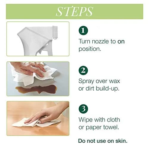 Clean + Easy Surface Cleanser Wax Remover Spray 16oz | Fast, Effective Wax Clean-Up for Professional & Home Use thumbnail 5