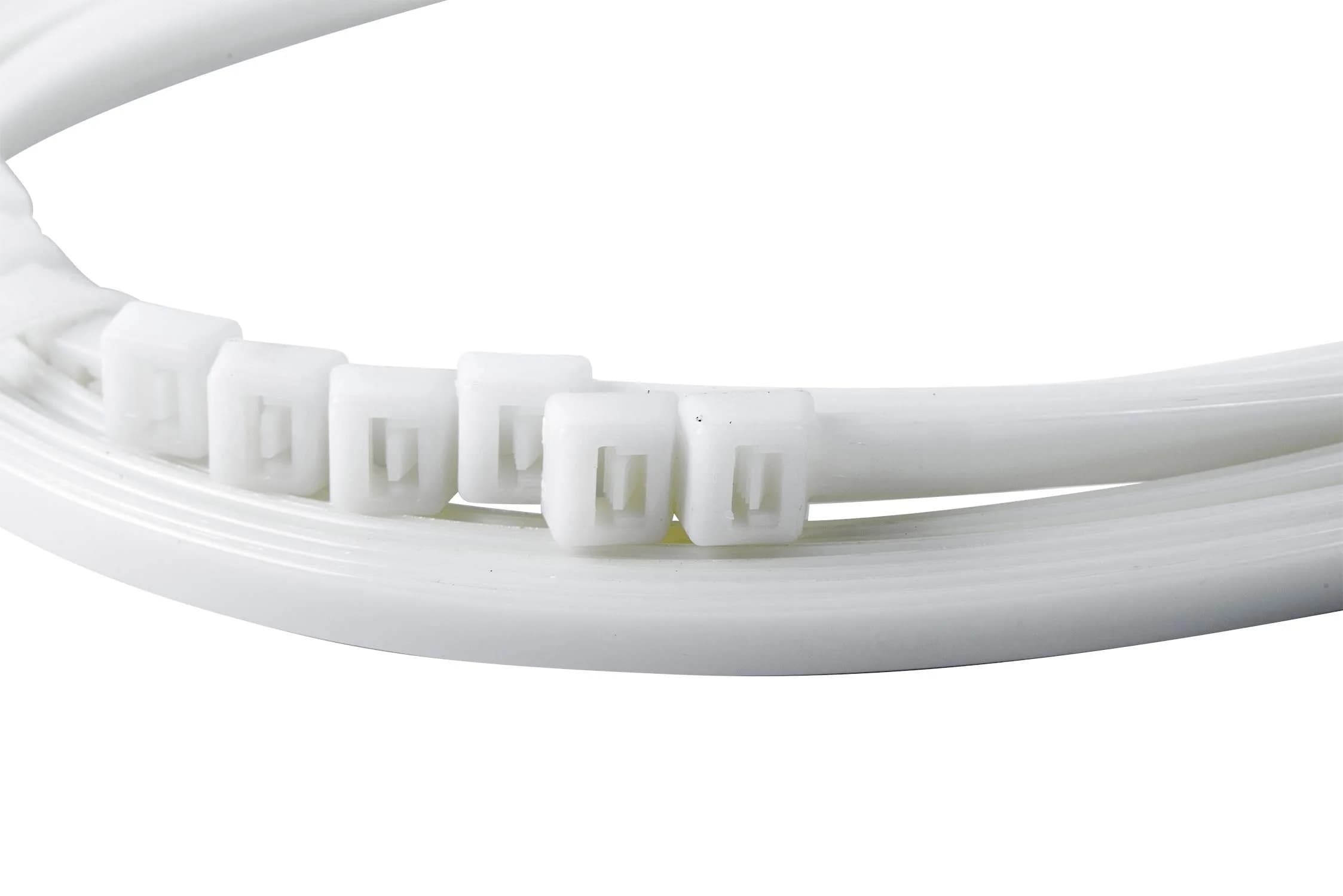 Gardner Bender 48 Inch 75 lb. Tensile Strength Heavy-Duty Natural White Nylon Cable Ties | 10 Pack thumbnail 2