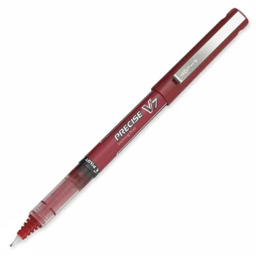 Pilot Precise Grip Liquid Ink Rolling Ball Stick Pens | Fine 0.7mm Tungsten Tips, Assorted Colors, USA Import thumbnail 1