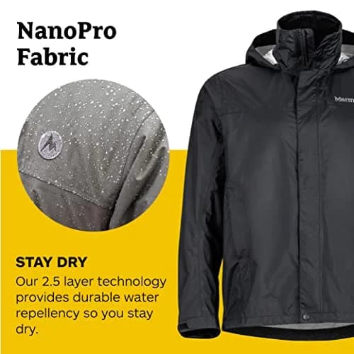 Marmot Men’s PreCip Jacket | Lightweight Waterproof Shell for Men in Small thumbnail 5