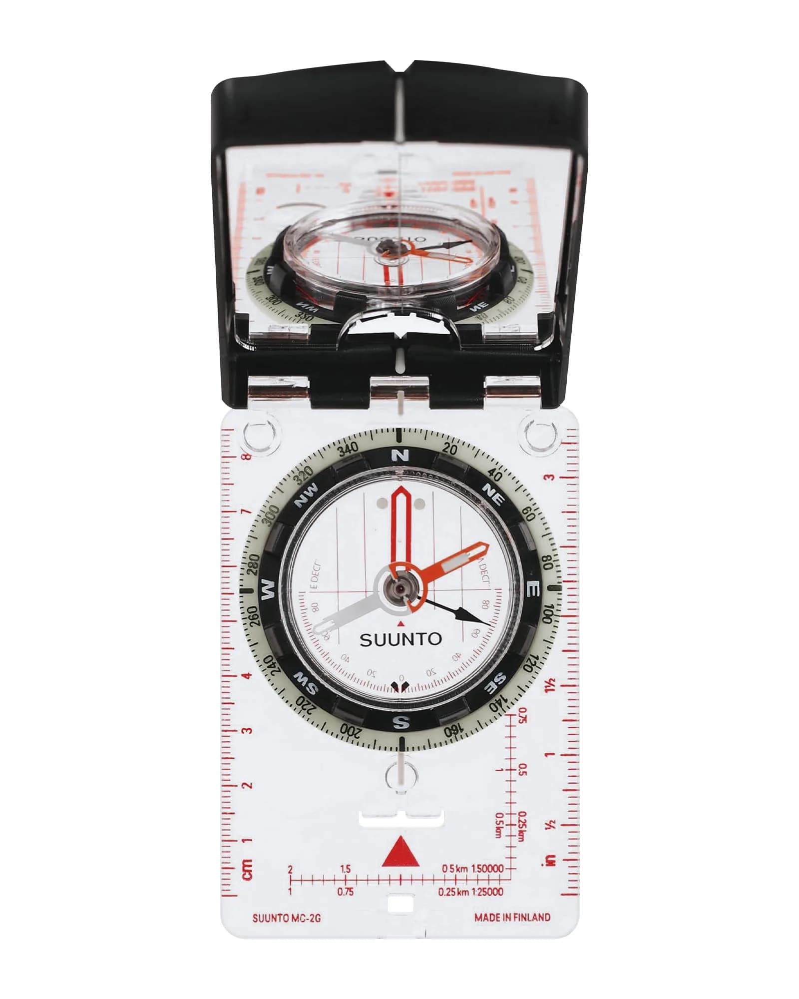 SUUNTO MC-2 Northern Hemisphere Mirror Compass | 9.1 inches (23.1 cm) Length — Global