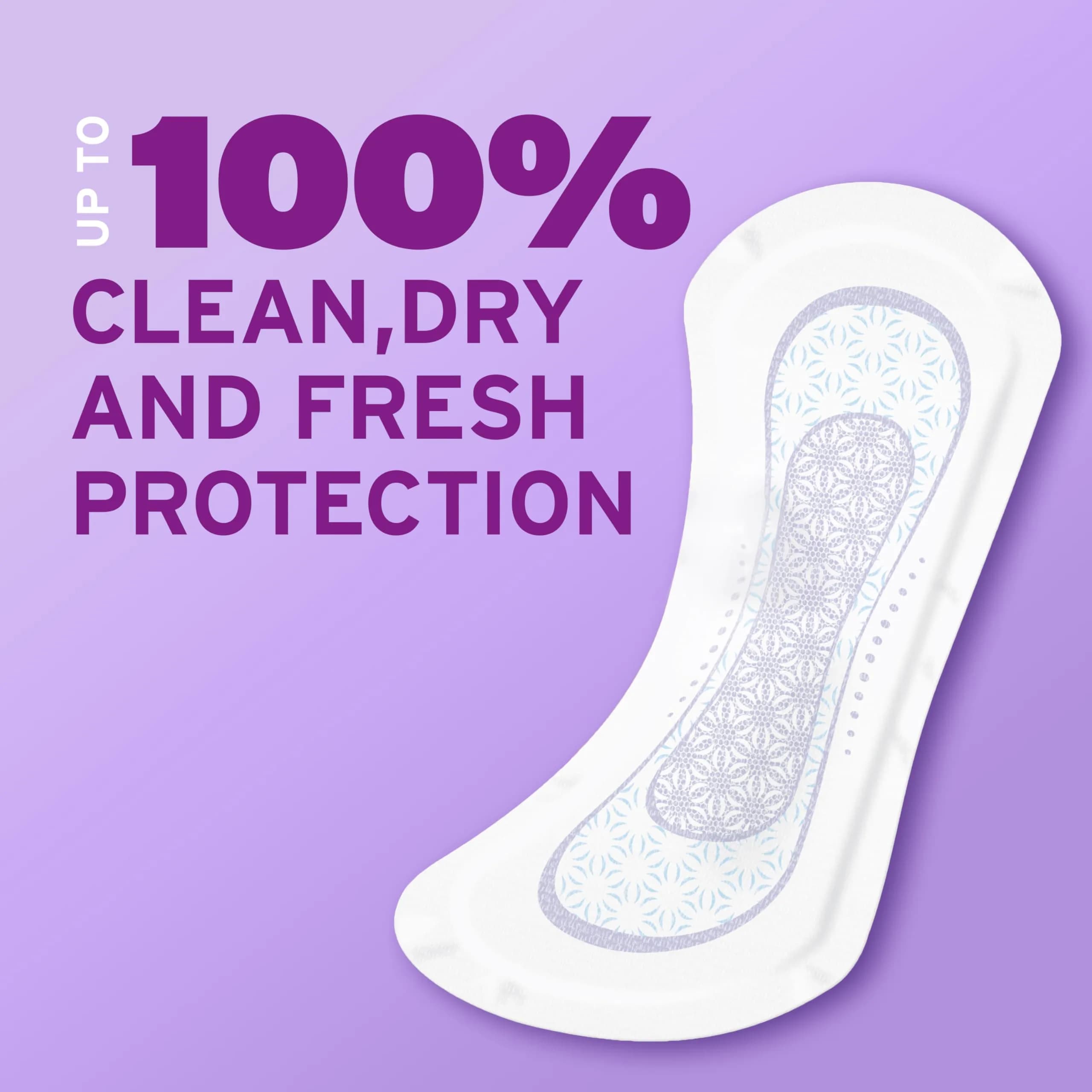 Poise Daily Liners Very Light Absorbency Long Length 264 Count | USA Imported Incontinence Protection - view 7