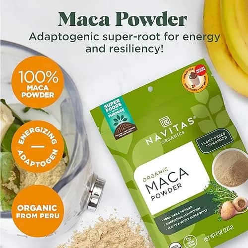 Navitas Organics Gelatinized Maca Powder 454g (16oz) | USDA Organic, Vegan, Gluten-Free Herbal Supplement thumbnail 3