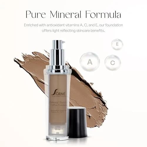 SORMÉ Mineral Illusion Liquid Foundation Honey 25ml (0.85 fl oz) | Hydrating Medium Coverage thumbnail 6